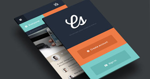 flat web design